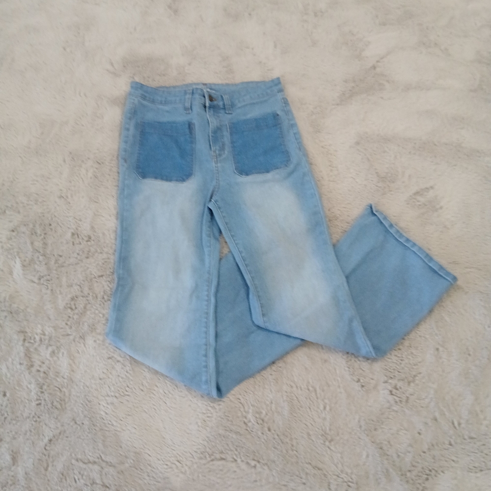 Time and Tru Women's Denim Flare Leg Jeans